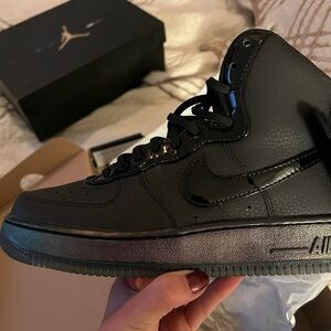 Nike WMNS Air Force 1 High PRM Black Sneakers